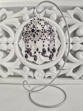 ORNAMENT SILVER AND PURPLE
