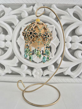 ORNAMENT GOLD AND GREEN
