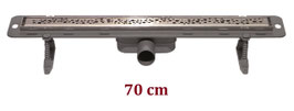 CANIVEAU DOUCHE ITALIENNE 700 MM PERLE ECOLINE