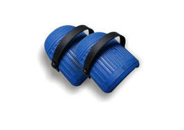 Genouillère caoutchouc bleu