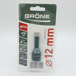 Foret-trépan diamant 12mm M14