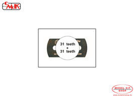 Sägeblätter, beidsetig 31 Zähne (5 Stück)