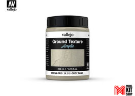 Acrylic Ground Texture - Grey Sand (200 ml)