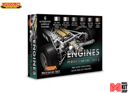 Acrylfarbenset - Engines Perfect Metal Set 3