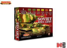 Acrylfarbenset - Soviet WWII Army