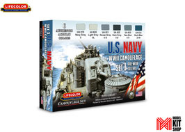 Acrylfarbenset - US Navy WWII Set 1