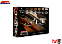 Acrylfarbenset - Leather