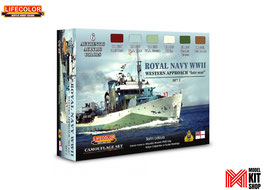 Acrylfarbenset - Royal Navy WWII Western Approach Set 2