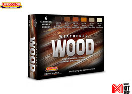 Acrylfarbenset - Weathered Wood