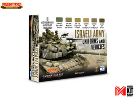 Acrylfarbenset - Israeli Army Uniforms & Vehicles