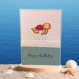Glückwunschkarte "Happy Birthday"