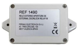 1490 Relé externo apertura de puerta MEET