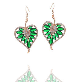 Green Spiked Heart