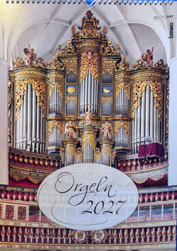 Der St. Benno-Orgelkalender 2027 mit CD! Darauf Ausschnitte aus der preisgekrönten Aufnahme aus Clausthal!