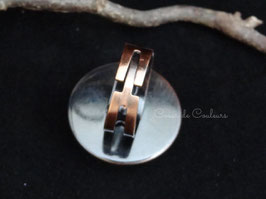 Bague "Une fleur dans les petits pois"