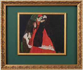 Egon Schiele-Cardinal and Nun (Caress)