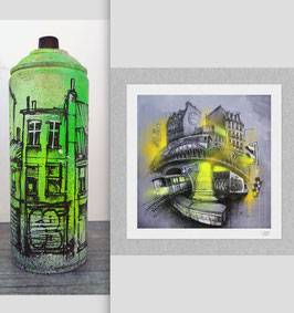 ICI C'EST PARIS + Custom Spray Can