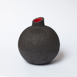 Bulbo tondo in grès nero