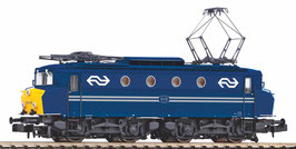 Piko NS 1115 blauw met botsneus met gele frontzijde.