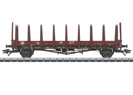 Marklin 48659 Set zwaartransport wagons voor het vervoer van spoorstaven.