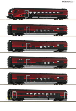Roco 6-delige set (1): Railjet 2, ÖBB
