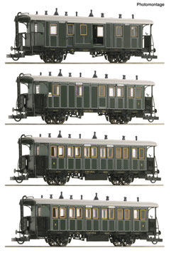 Roco 6200197 4 stuks. Set: Lokale spoorwegtrein, K.Bay.Sts.B.