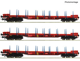 Roco 6600219 3 stuks. Set: Rongwagen, RCW