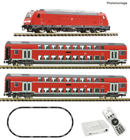 Fleischmann 517006 Z21 START newGen digitale set: Diesellocomotief klasse 245 met dubbeldekkers , DB AG