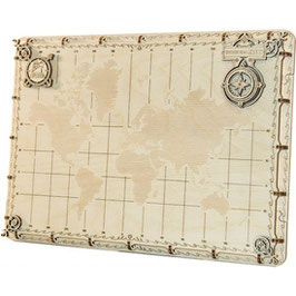 WOODEN CITY WORLD MAP EXPEDITION SERIES DOTS 507