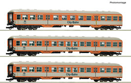 Roco 6200247 Driedelige set: "City-Bahn" forensenrijtuigen, DB