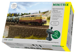 Minitrix 11160 Digitale startset "goederentrein" met serie 217