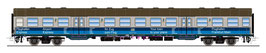 ESU 36074 n-rijtuig, H0, Bnrz 728, 50 80 22-34 548-4, 2e klas, DB Ep. IV, zilver, pauwoog, blauwe strepen Airport Express, DC