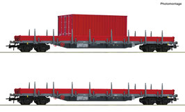 Roco 6600201 2-delige set: Stakwagens, DB AG