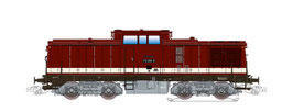 Esu 31767 Diesellok V100 DR, 112 268 DR, oud rood , TP IV, prototype rond 1989