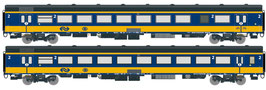 Exacttrain 11021 – Set van 2 ICR rijtuigen Benelux . 1 x 2e klas BPMEZ10 en 1 x 2e klas fietsrijtuig BPMBDZ8