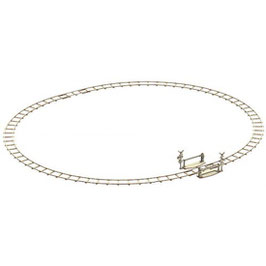 WOODEN CITY ROUND RAILS + CROSSING 324