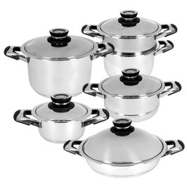 MODEL LAUSANNE 11 PIECES COOKWARE SET