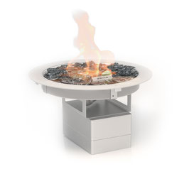 Outdoor Loungefire "Galio Fire Pit Insert Automatic" - Gasbrenner - Edelstahl