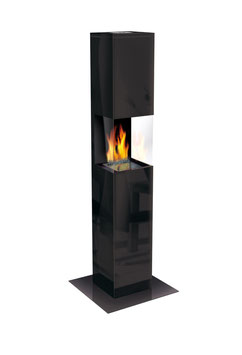 The Flame - Square Glass - schwarz