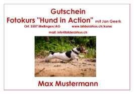 Gutschein Fotokurs