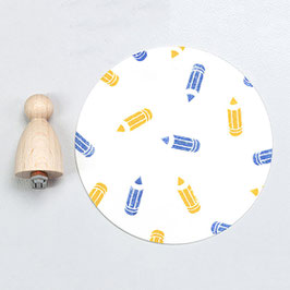 E090 Stempel Buntstift