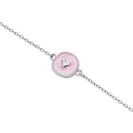 Armband Herz silberfarben