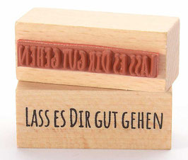 12204193 Textstempel Lass es dir gut gehen