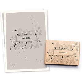2471 Etikettenstempel Floral 2