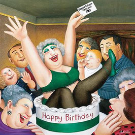 66275 Karte Beryl Cook Birthday Surprise