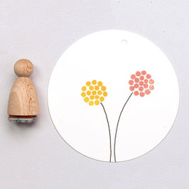 E046 Stempel Blüte Dots