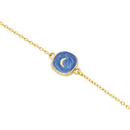 Armband Mond goldfarbig