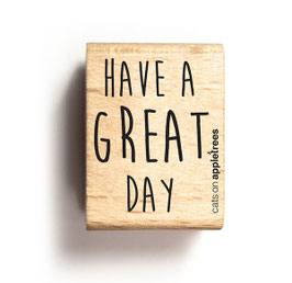2708 Textstempel "Have a great day"