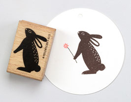 A213 Stempel Hase stehend