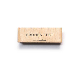 27566 Textstempel Frohes Fest